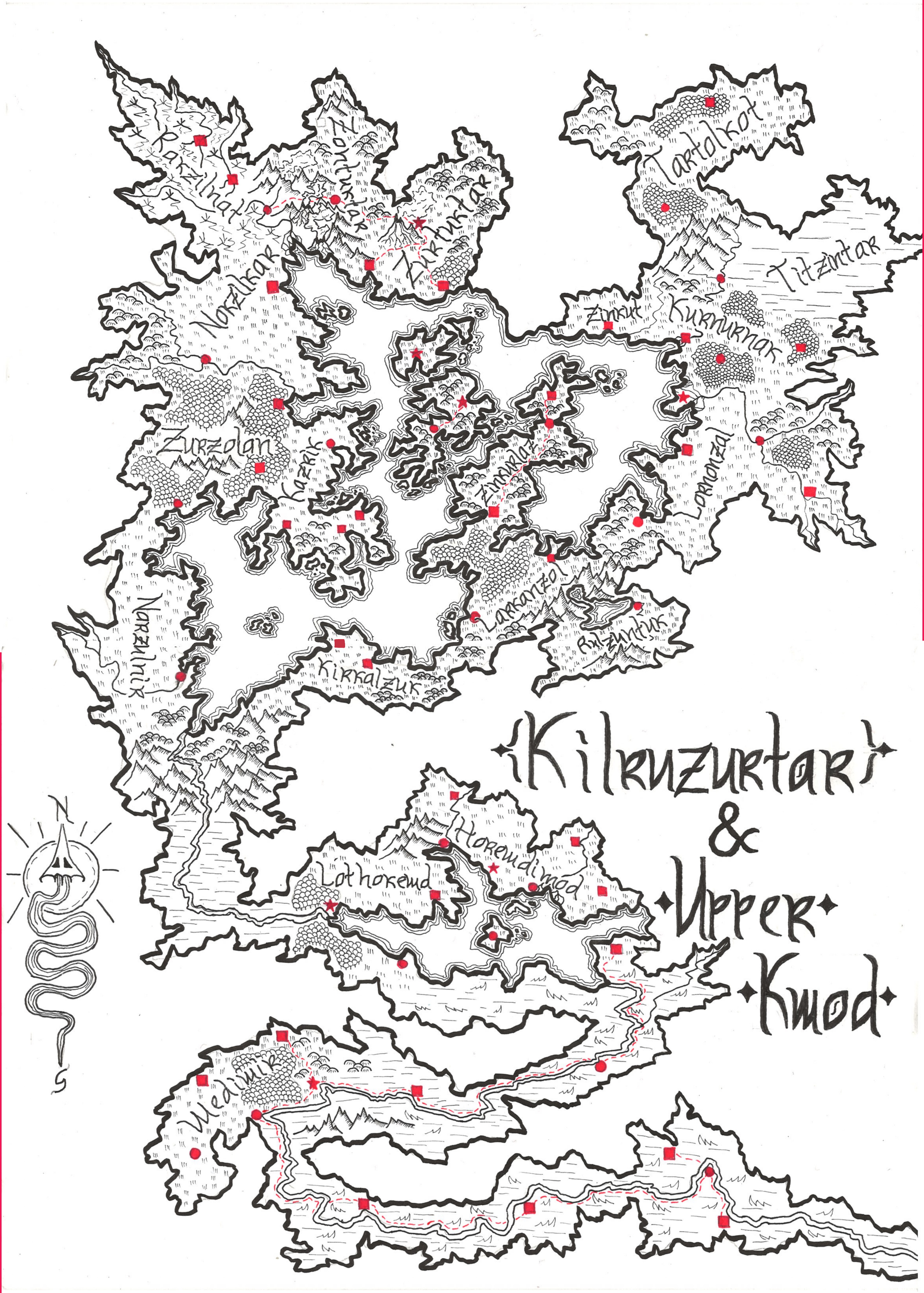 Map of Kilruzurtar