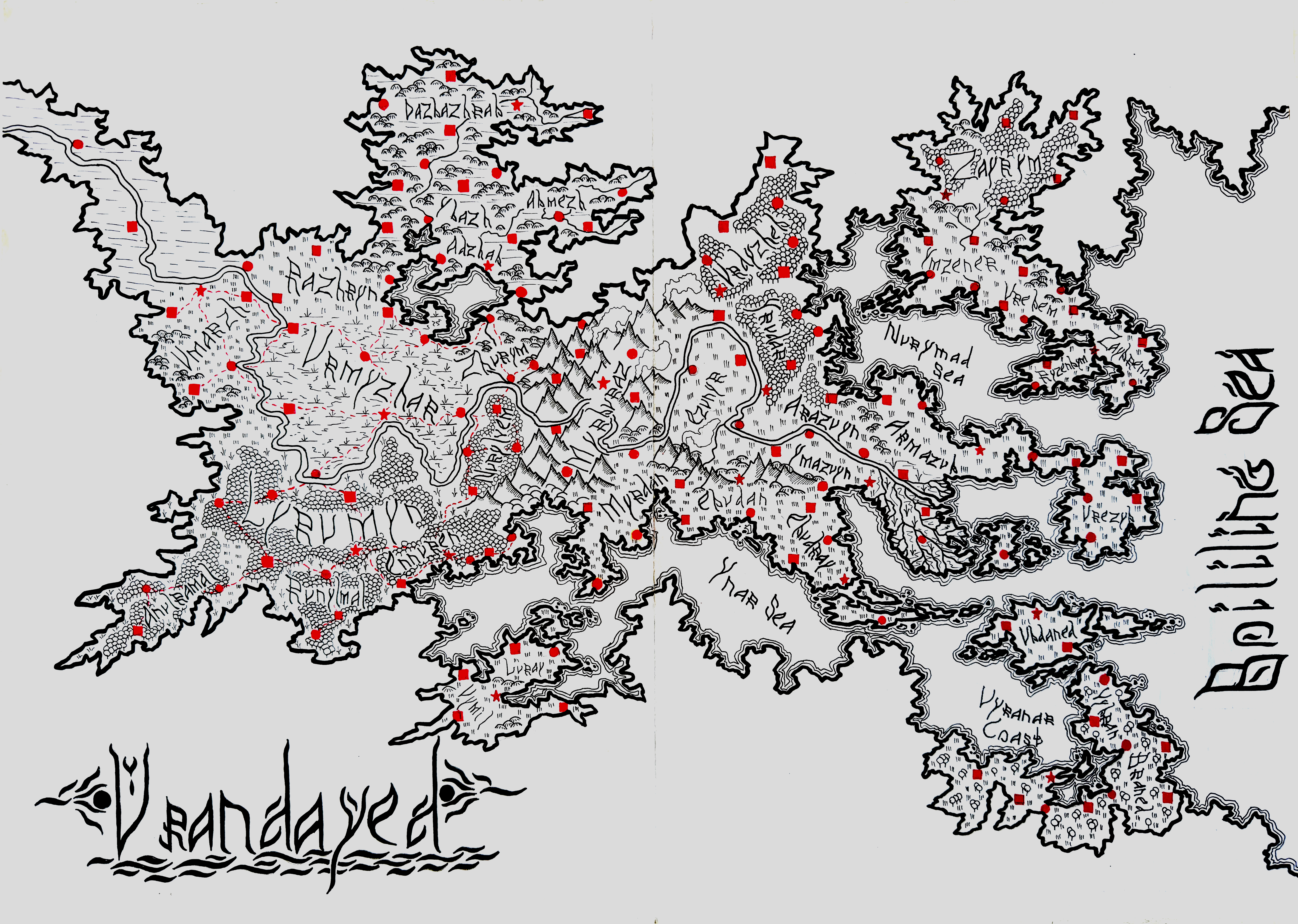 Map of Urandayed