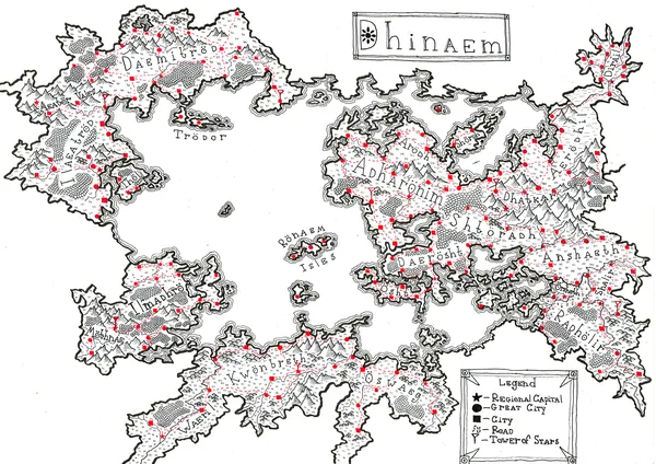 Map of Dhinaem