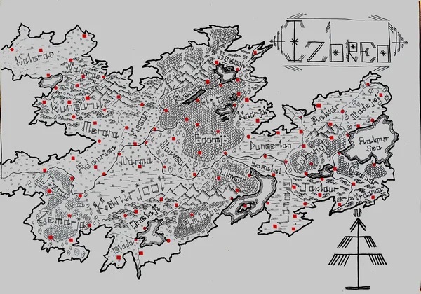 Map of Izbred