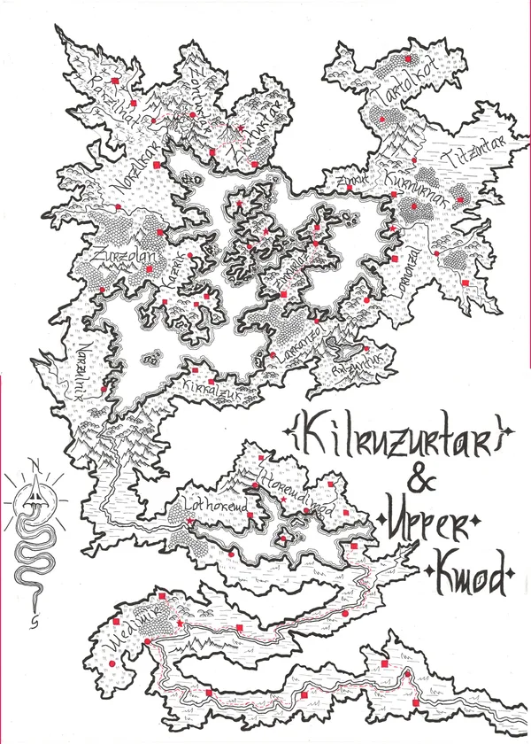 Map of Kilruzurtar